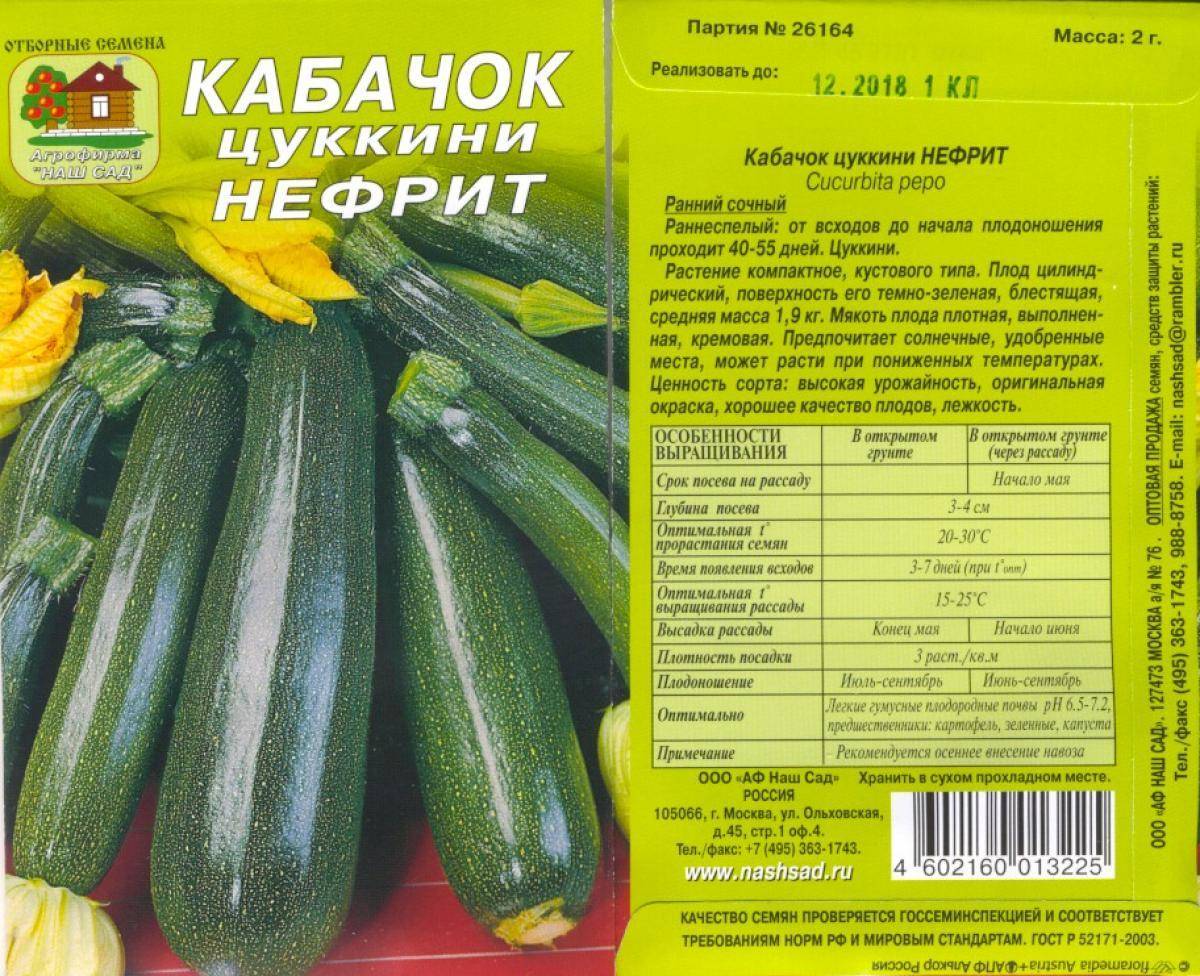 Кабачки хелена
