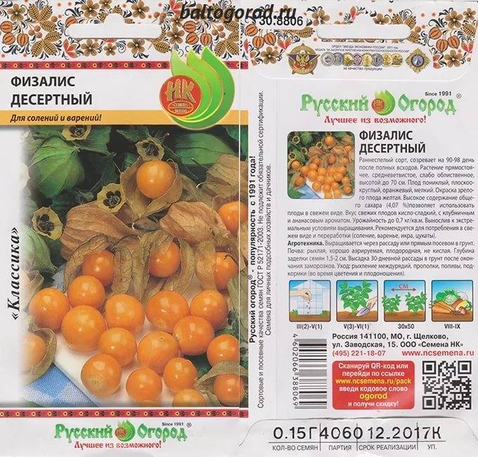 Физалис декоративный: описание, фото, выращивание, как отличить
