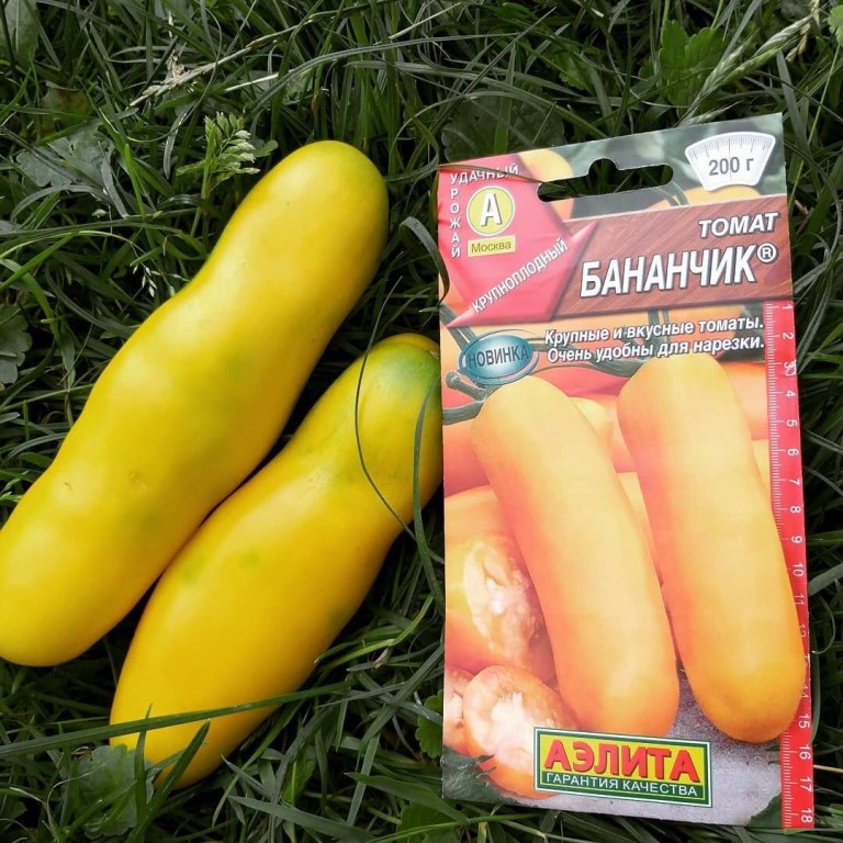 Томат банан (красный, розовый, желтый): описание сорта, отзывы