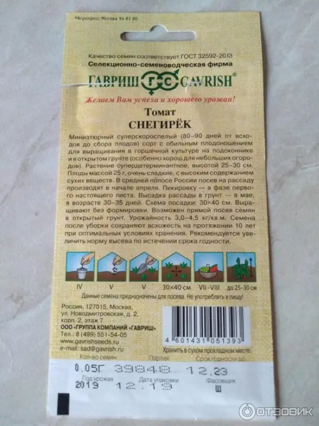 Созданный для северных регионов страны — томат снегирь: описание сорта и характеристики
